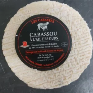 Cabassou à l'ail des ours - Fromage au lait cru de brebis