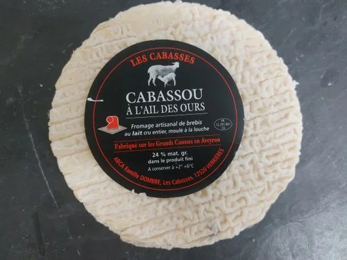 Cabassou à l'ail des ours - Fromage au lait cru de brebis