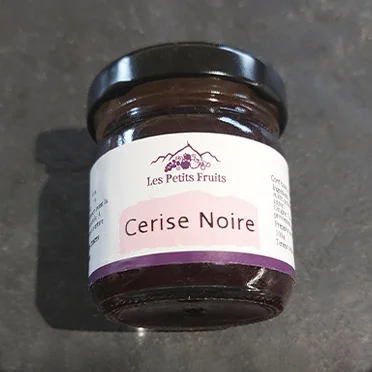 Confiture de cerise noire