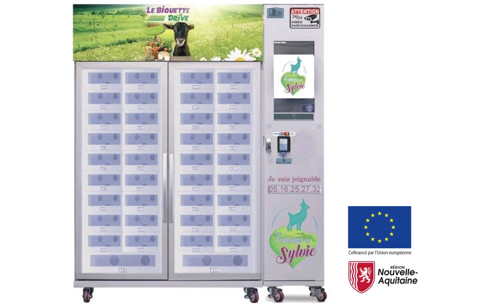 Distributeur de fromages en drive "Biquette Drive"