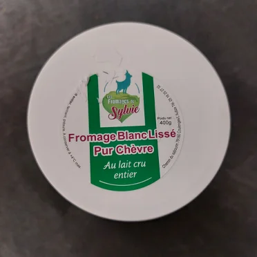 Fromage blanc lissé - Fromage de chèvre