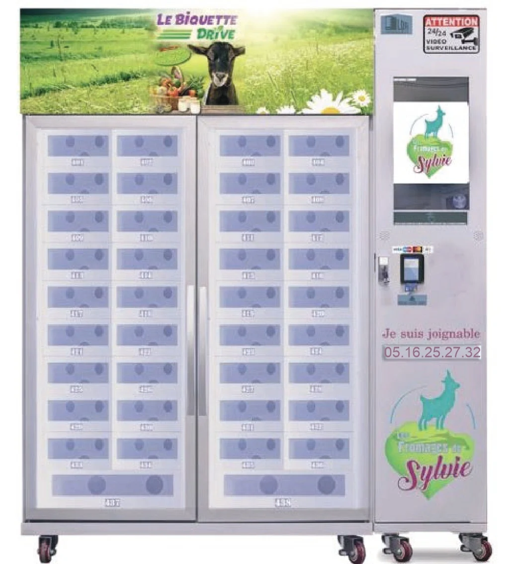 Distributeur de fromages en drive "Biquette Drive"