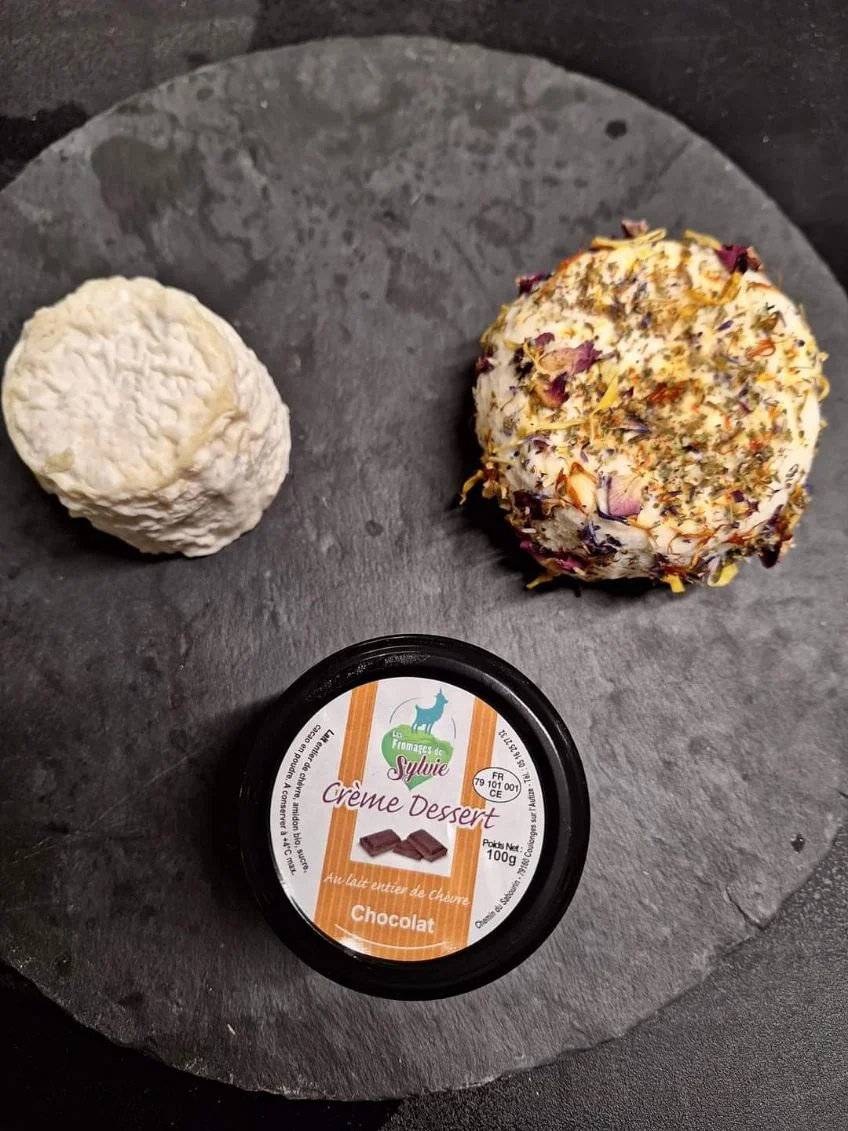Produits médaille d'or et d'argent de la fromagerie de Sylvie