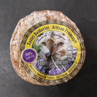 Tomette à l'ancienne - Fromage Corse au lait cru de brebis