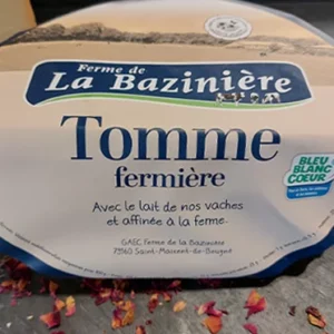 Tomme fermière de la Bazinière